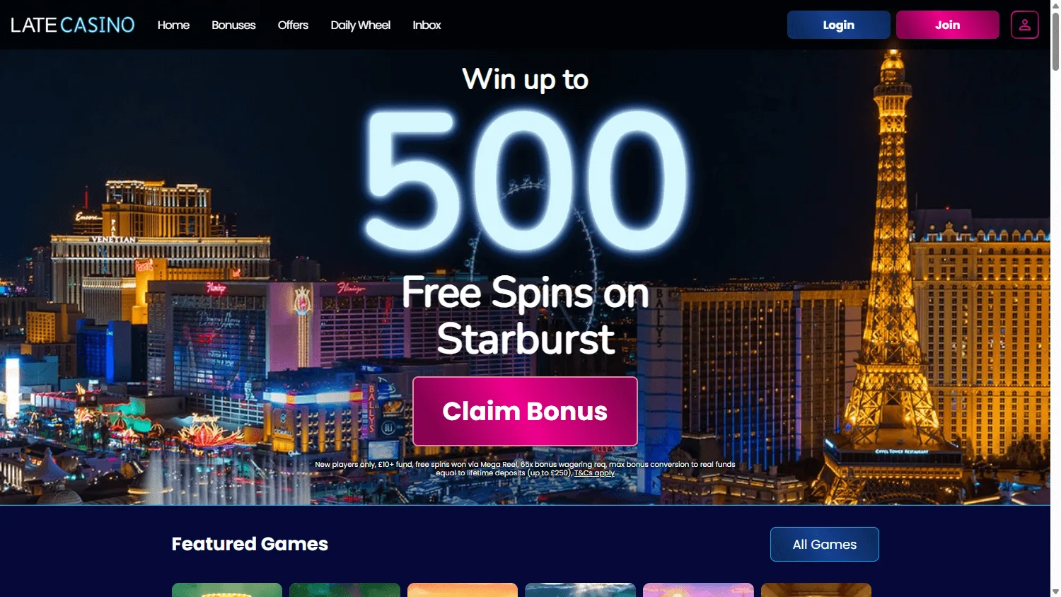 Sg Casino homepage on a desktop screen